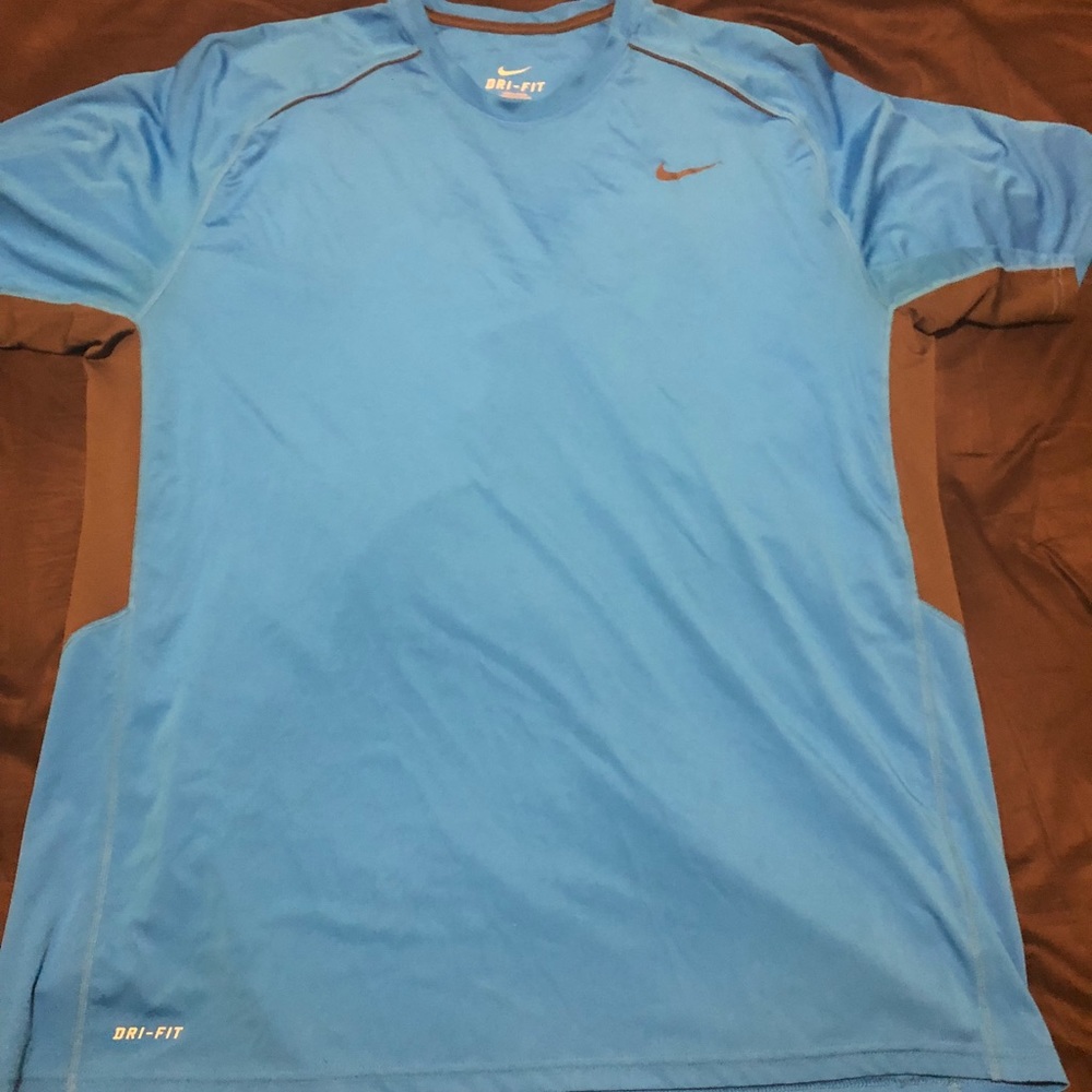 Blue and gray nike shirt Size XXL